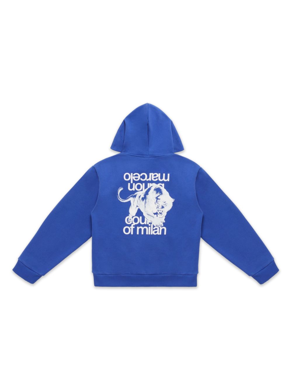 Marcelo Burlon County Of Milan Kids Katoenen hoodie - Blauw