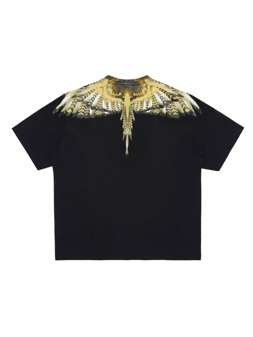 Shop Marcelo Burlon County Of Milan Grizzly Wings Cotton T-shirt In Schwarz