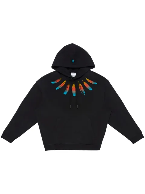 Marcelo Burlon County of Milan Collar Feathers long-sleeve hoodie