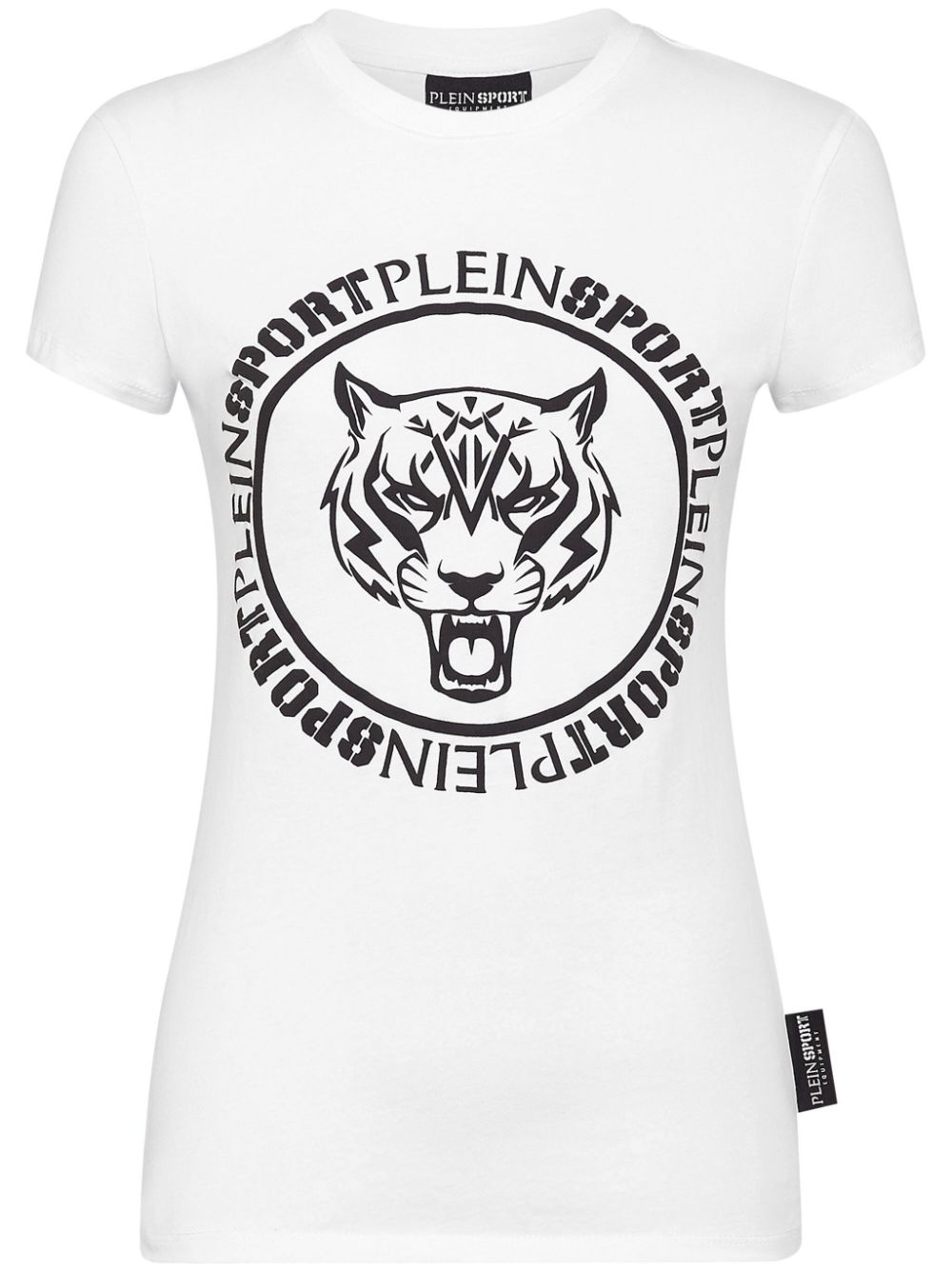Plein Sport Logo-print Cotton T-shirt In White