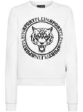 Plein Sport tiger-print sweatshirt - White