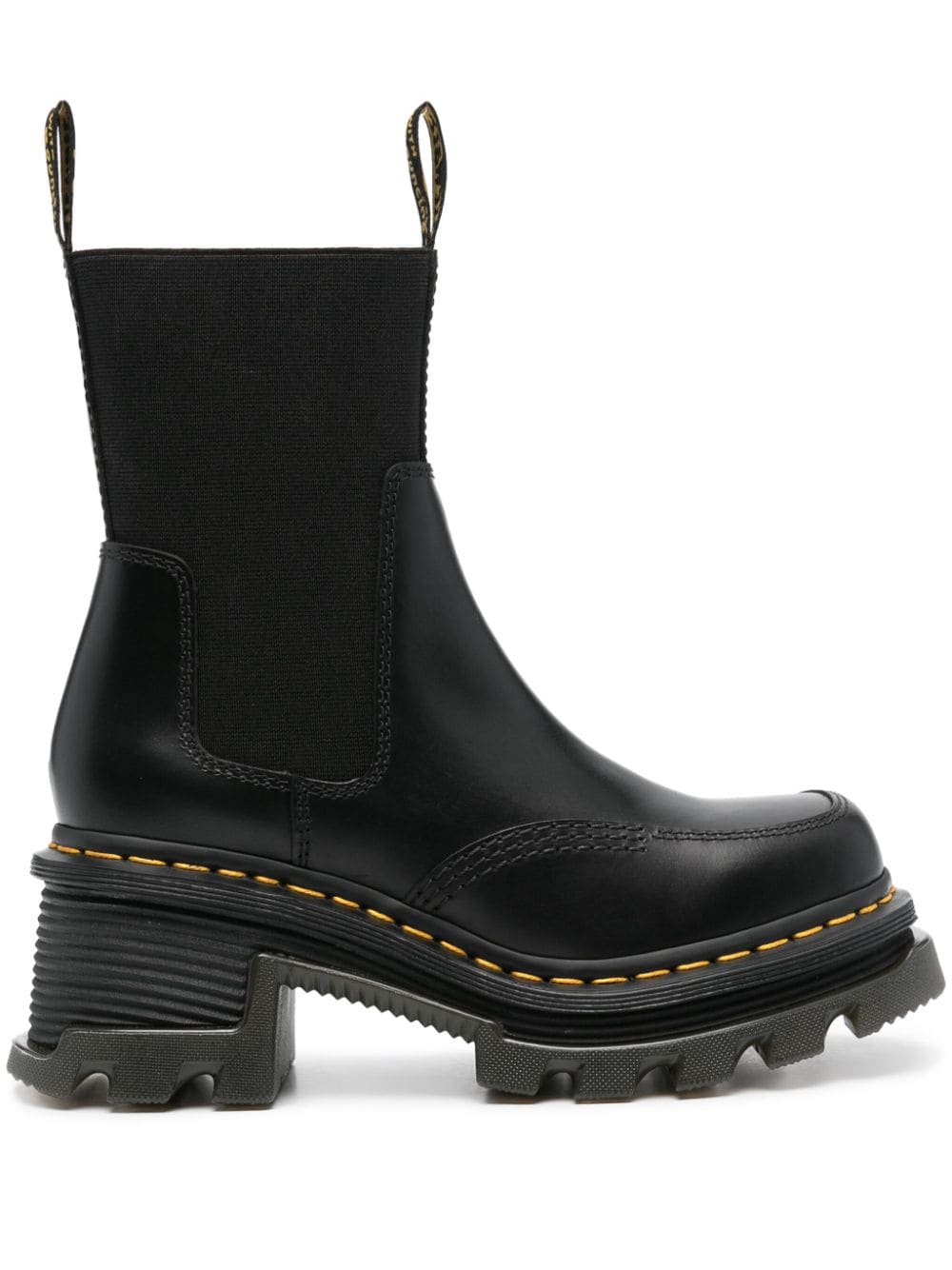 Shop Dr. Martens' Corran Chelsea 65mm Leather Boots In Black