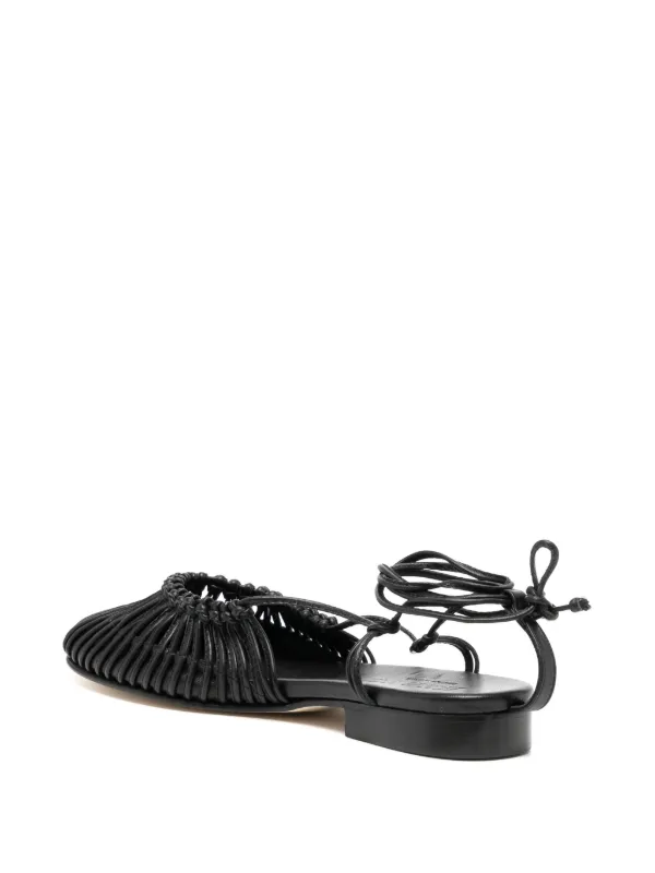 【HEREU】MANTERA Round-Toe Knotted Sandal MANTERA - Round-Toe Knotted Sandal – Hereu Studio