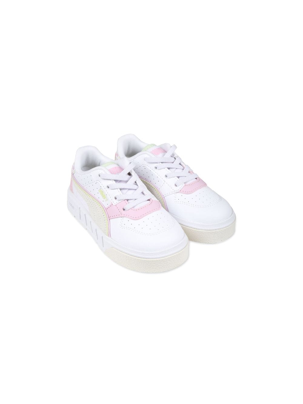 Shop Puma Embossed-logo Sneakers In White