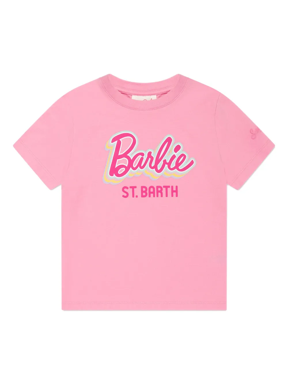 MC2 Saint Barth Kids x Barbie katoenen T-shirt Roze