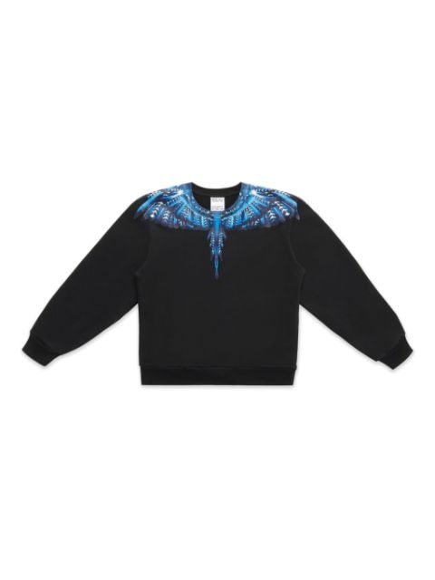 Marcelo Burlon County Of Milan Kids Grizzly Wings cotton sweatshirt