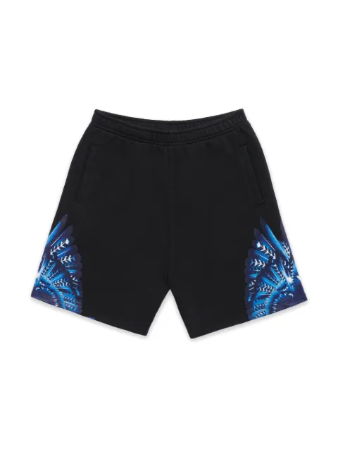 Marcelo Burlon County Of Milan Kids Grizzly Wings cotton track shorts