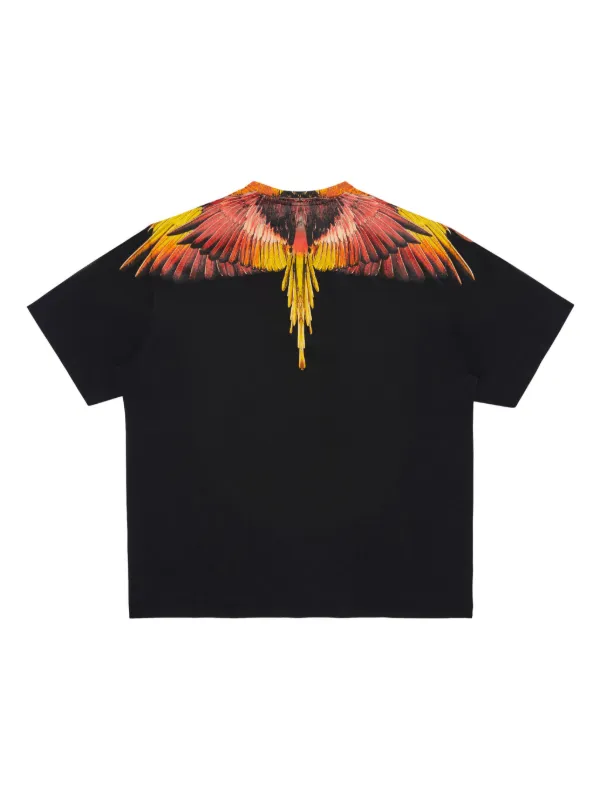 Marcelo Burlon County Of Milan t shirt Icon Wings En Coton Noir FARFETCH FR