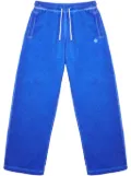 Marcelo Burlon County of Milan Cross drawstring track pants - Blue
