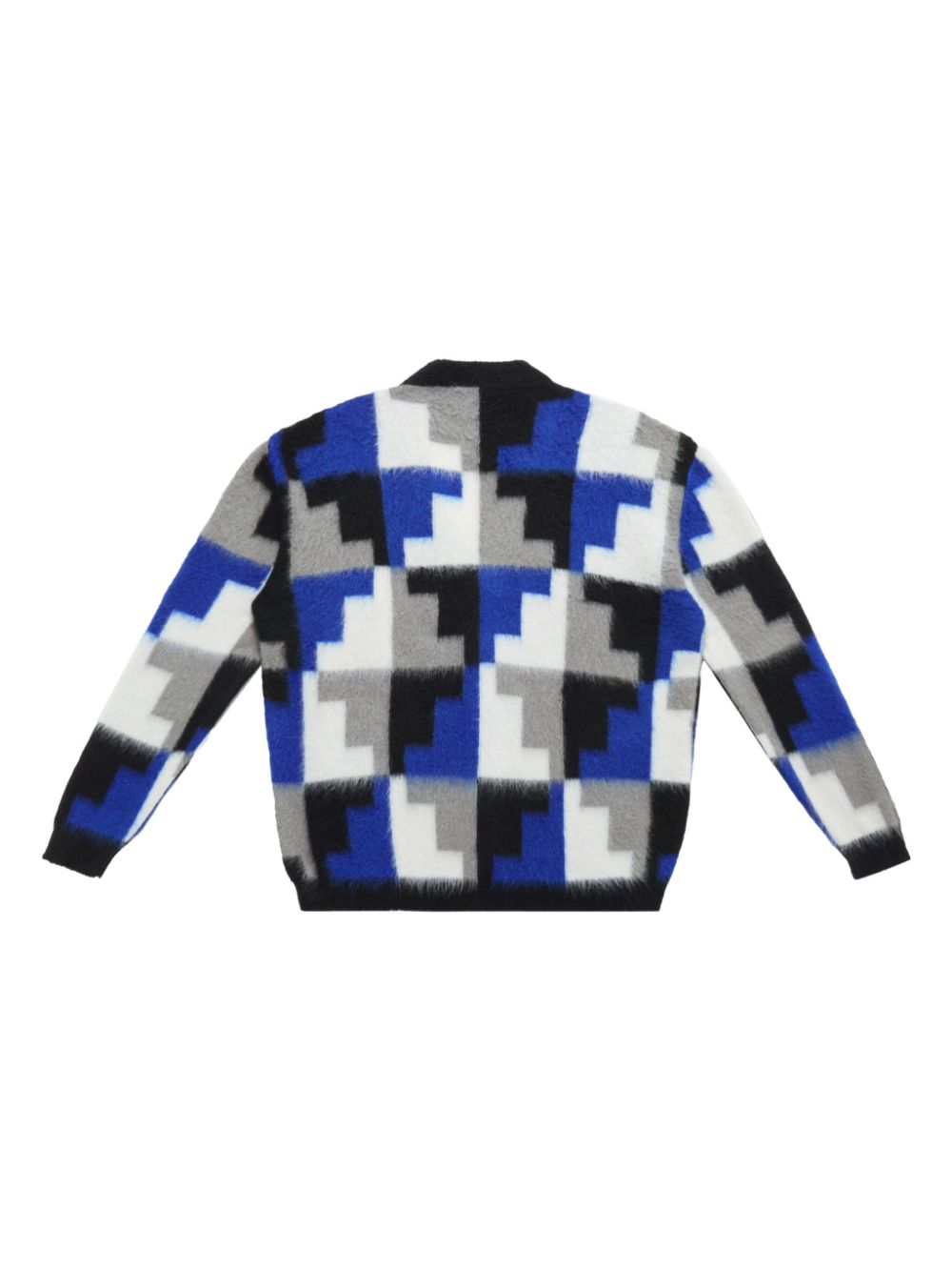 MARCELO BURLON COUNTY OF MILAN AOP DAMIER CROSS CARDIGAN 