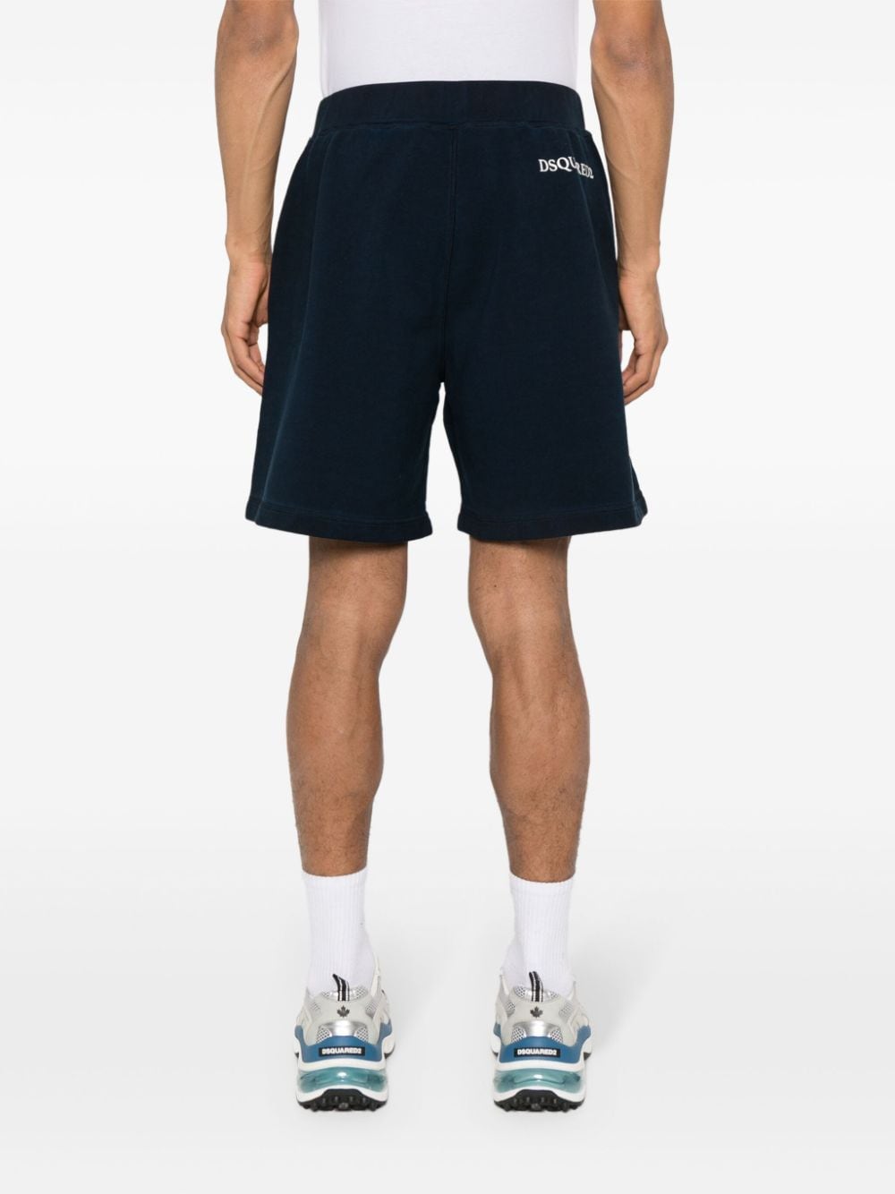 Dsquared2 Relax cotton shorts Blauw