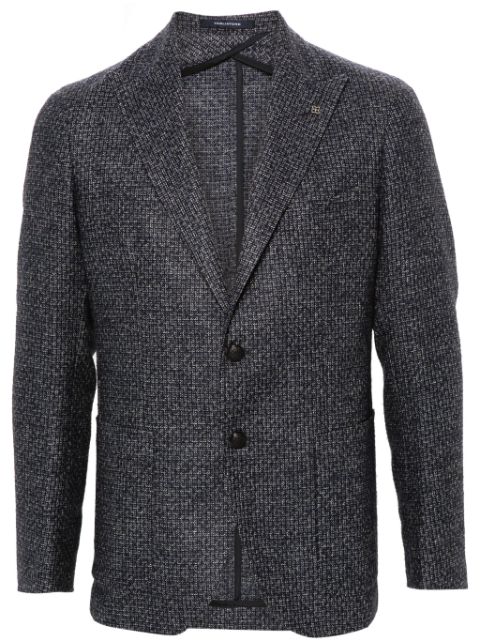 Tagliatore check-pattern long-sleeve blazer Men