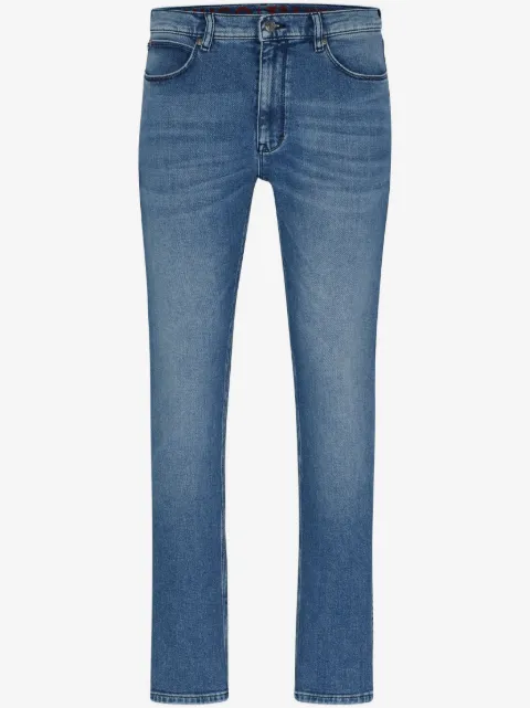 BOSS 734 mid-rise slim-fit jeans
