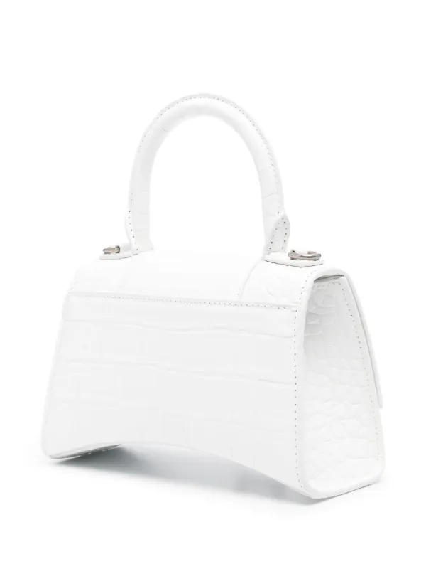 Balenciaga Hourglass XS top-handle Bag | White | FARFETCH