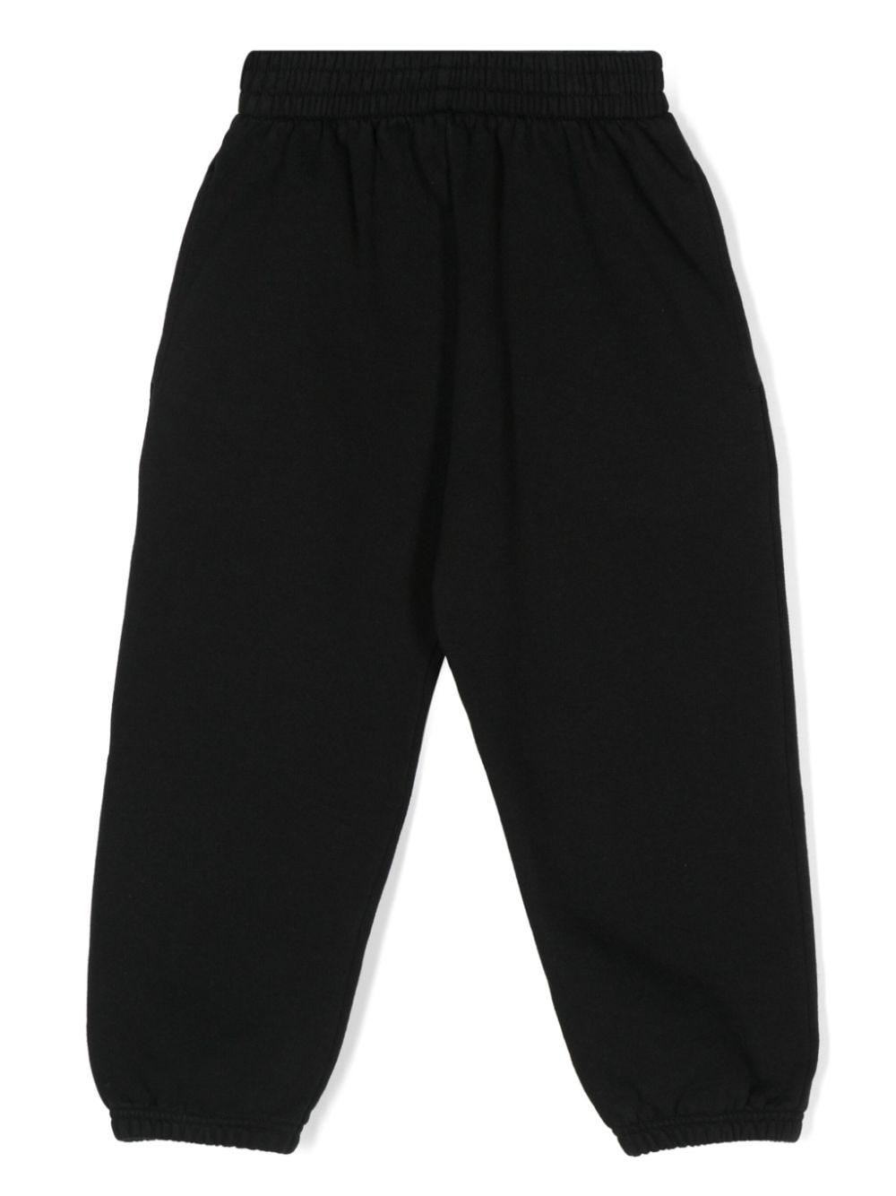 Balenciaga Kids jersey-texture track pants Zwart