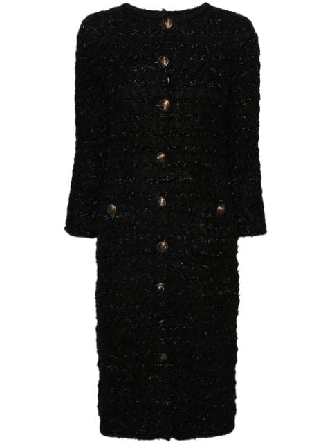 Balenciaga tweed button-up dress