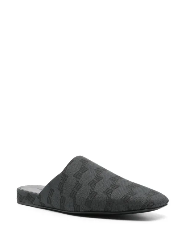 Balenciaga Cosy Jacquard Mules | Grey | FARFETCH