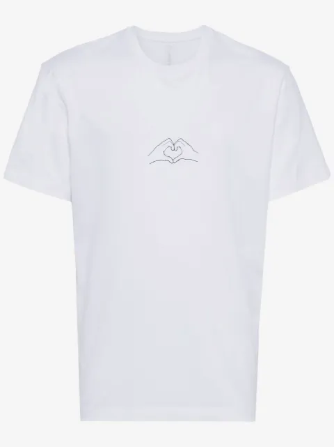Neil Barrett playera con estampado gráfico