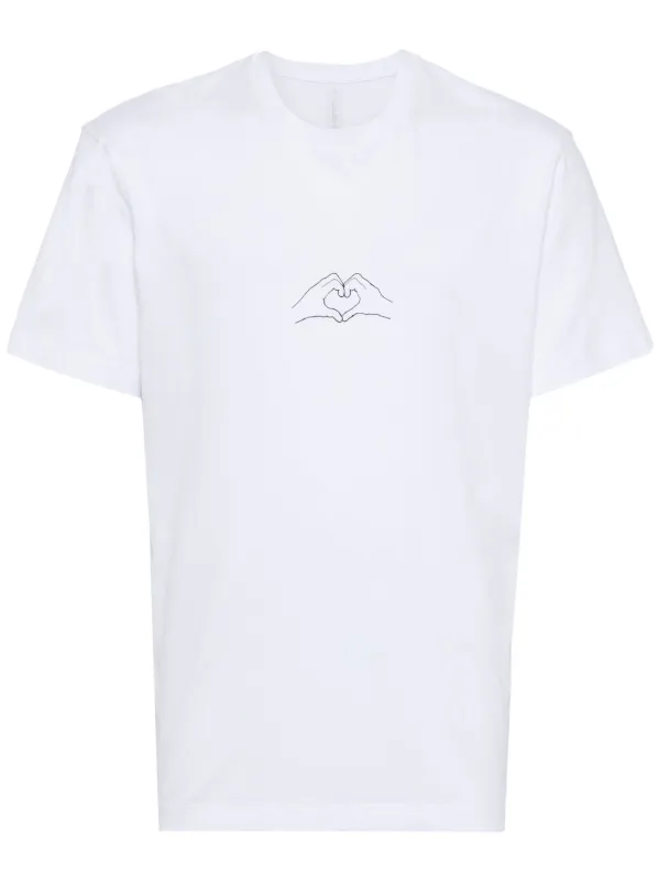 neil barrett tシャツ Neil Barrett graphic-print Cotton t-shirt | White | FARFETCH