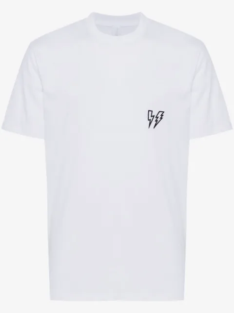 Neil Barrett Thunderbolt-patch cotton t-shirt