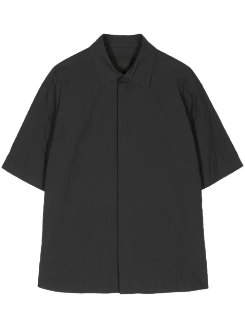 Neil Barrett camisa con efecto arrugado