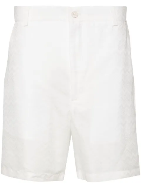 Missoni bermudas con motivo en zigzag en jacquard