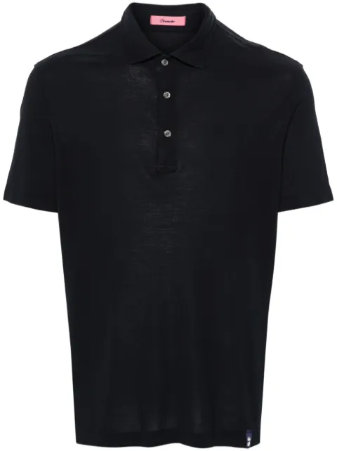 Drumohr playera tipo polo con cuello italiano