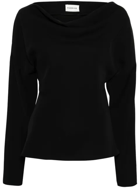 P.A.R.O.S.H. cowl-neck blouse