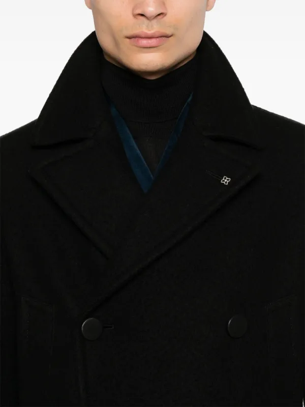 TAGLIATORE ダブルジレ Tagliatore Cherry double-breasted Coat | Black | FARFETCH