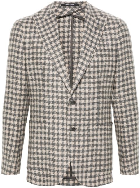 Tagliatore houndstooth-pattern single-breast blazer Men