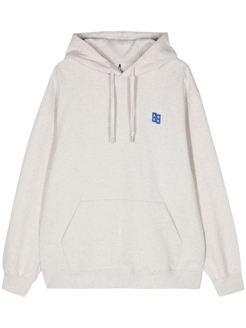 appliqué-logo cotton hoodie