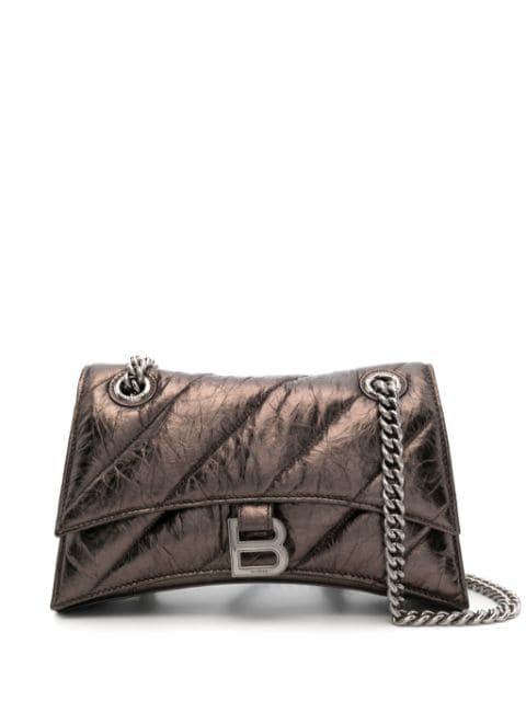 Balenciaga small Crush leather shoulder bag