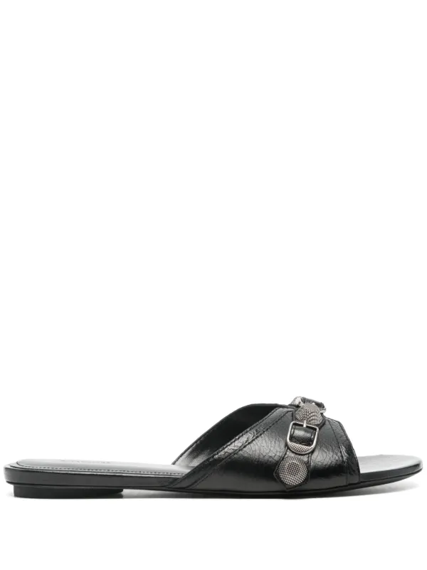 Balenciaga leather sandals online