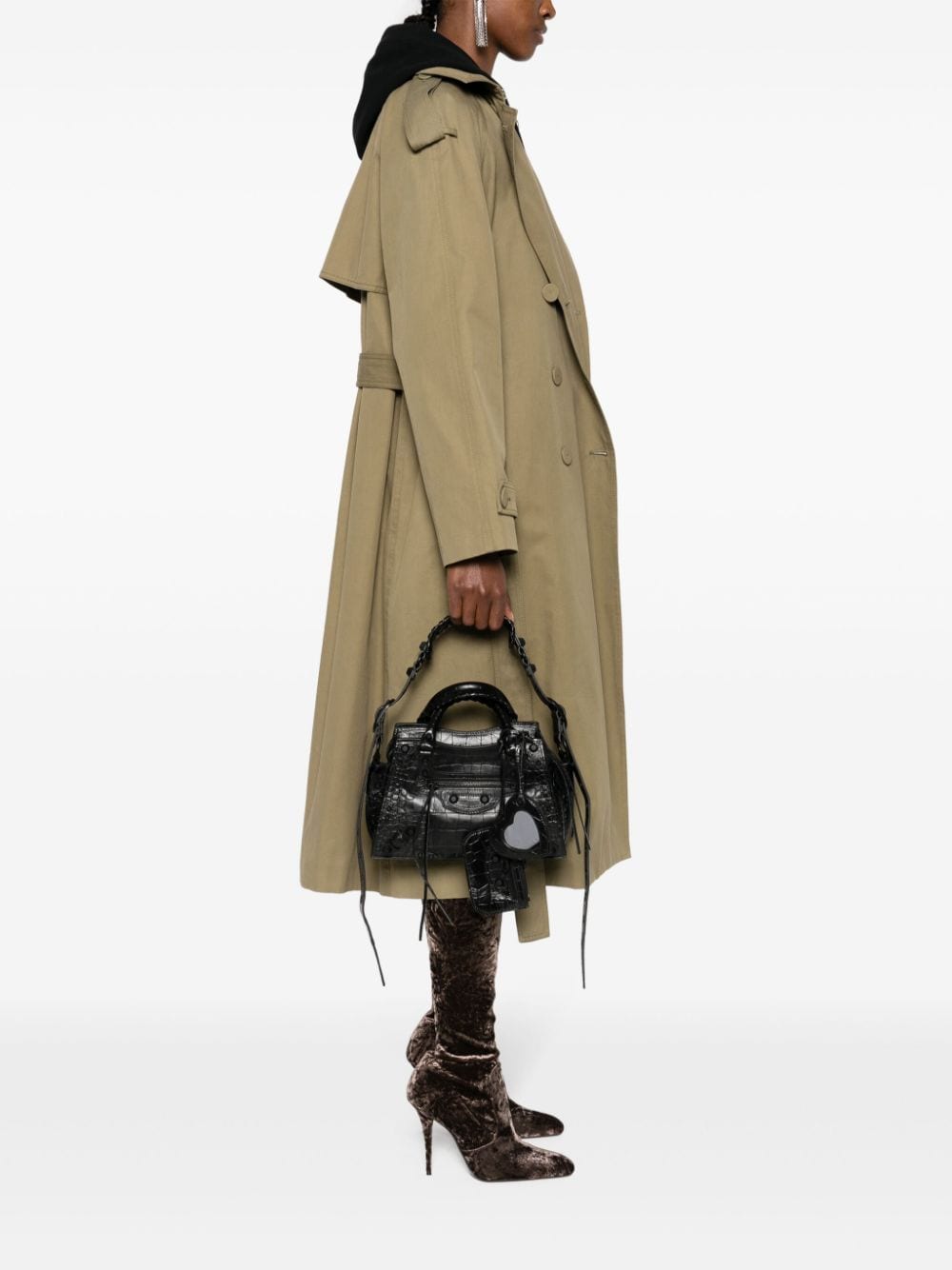 Image 2 of Balenciaga Le Cagole leather tote bag