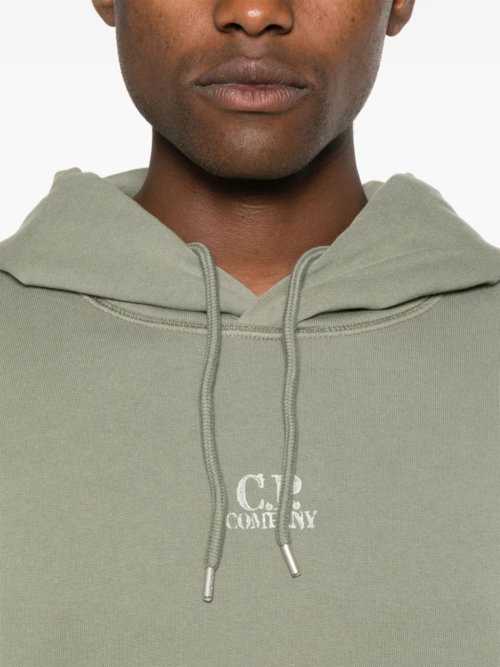 C.P. Company Hoodie met logoprint Groen