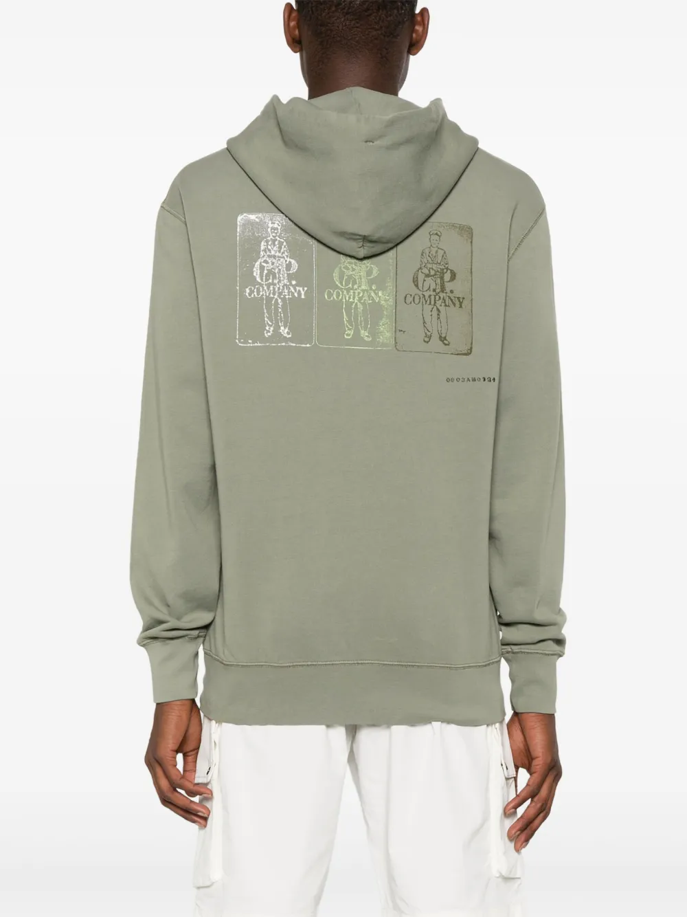 C.P. Company Hoodie met logoprint Groen