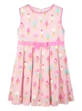 Rachel Riley ice cream-print cotton dress - Pink