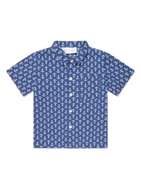 Rachel Riley anchor-print cotton shirt