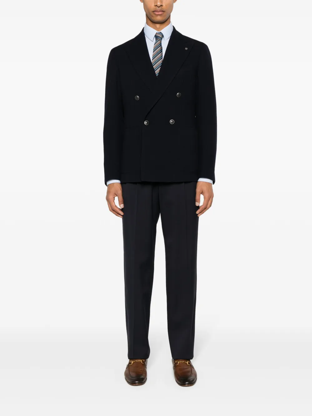 Tagliatore Wollen blazer - Blauw