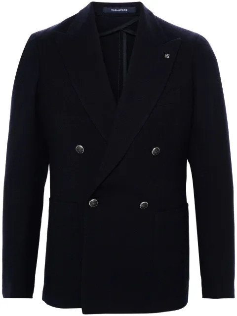 Tagliatore double-breasted wool blazer 