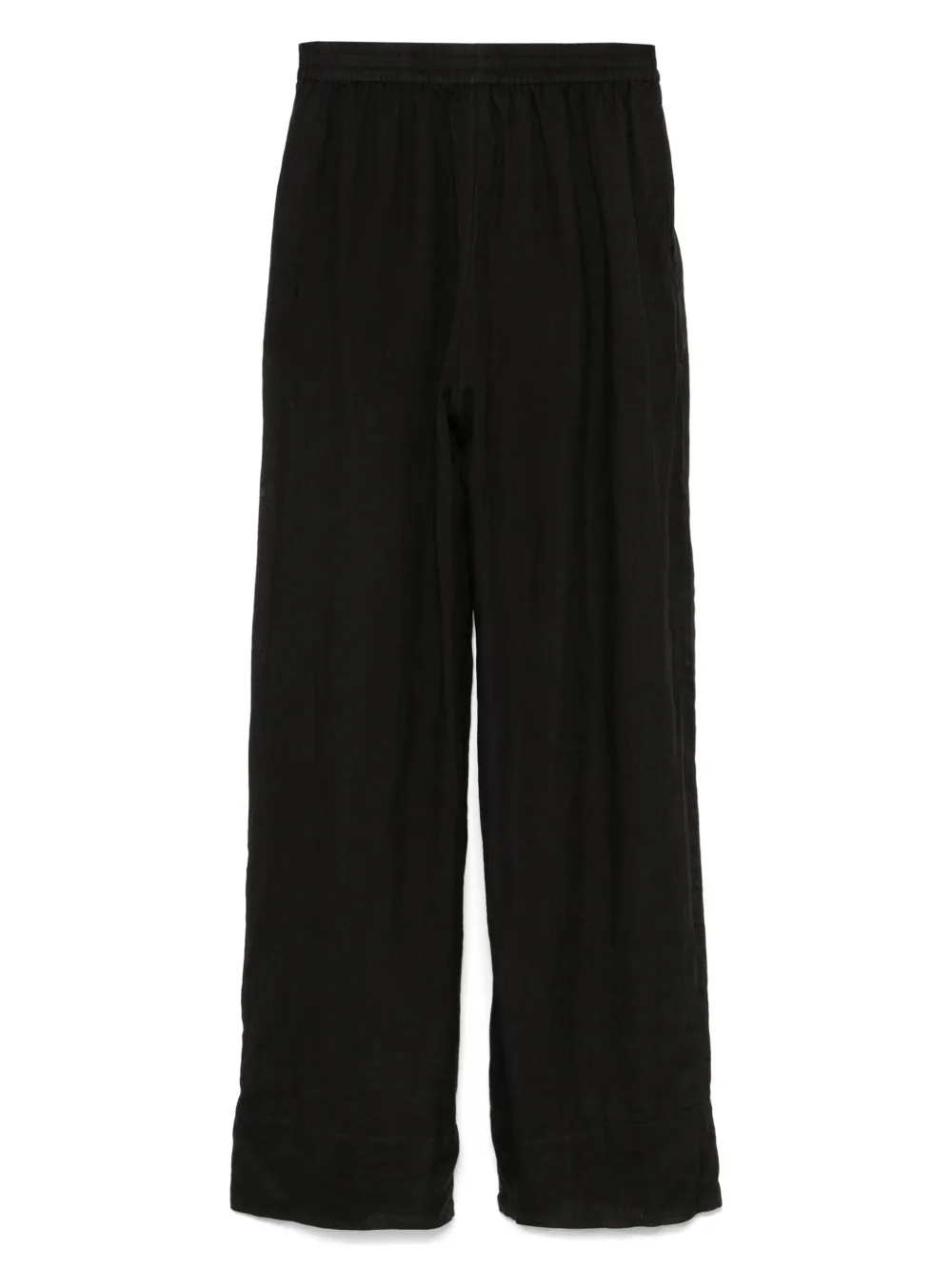 Fisico Broek met slub-textuur - Zwart