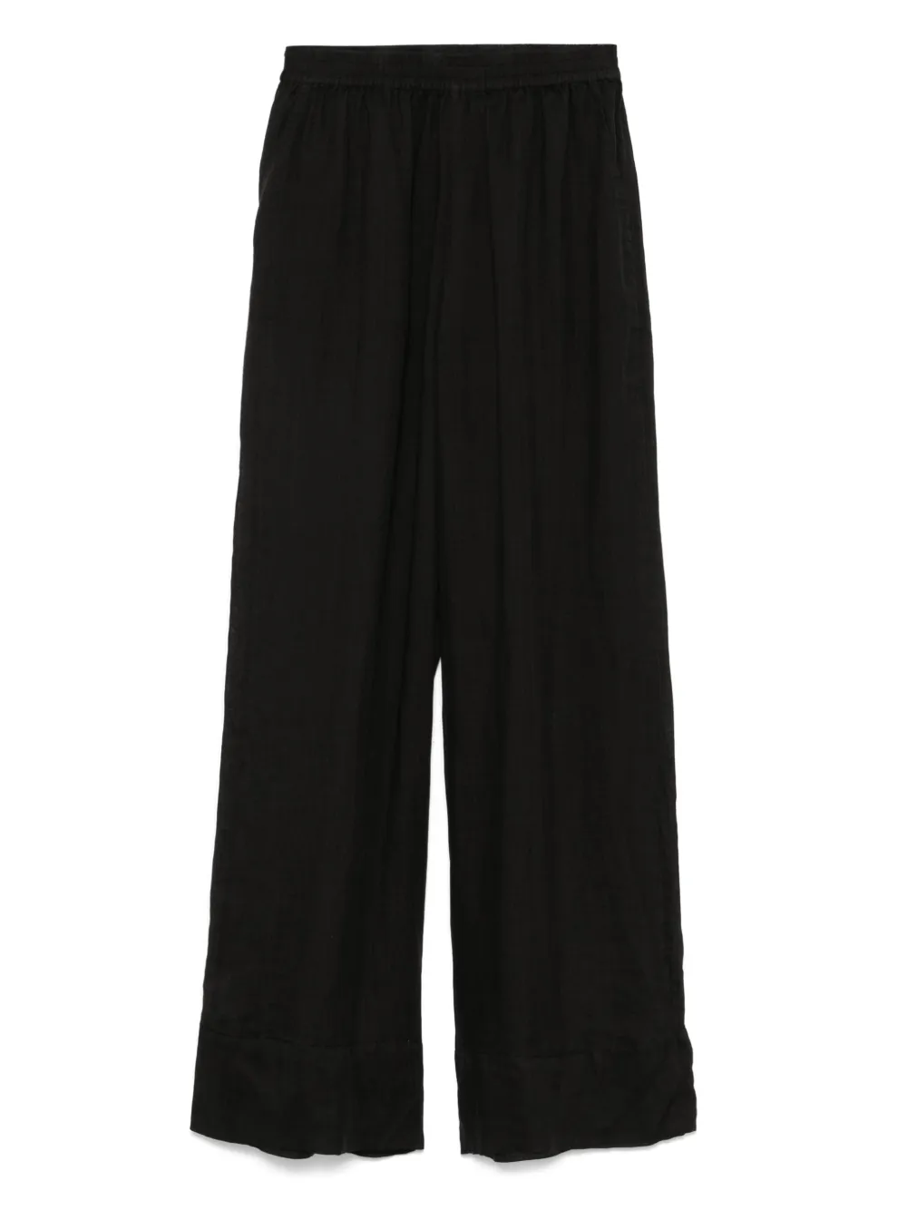 Fisico slub-textured trousers | Black | Image 1