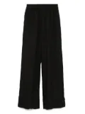 Fisico slub-textured trousers - Black