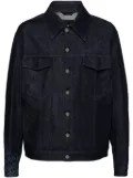 FENDI button-up denim shirt jacket - Blue