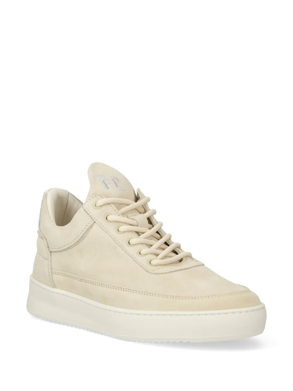 Filling Pieces Sneakers met geborduurd logo - Beige