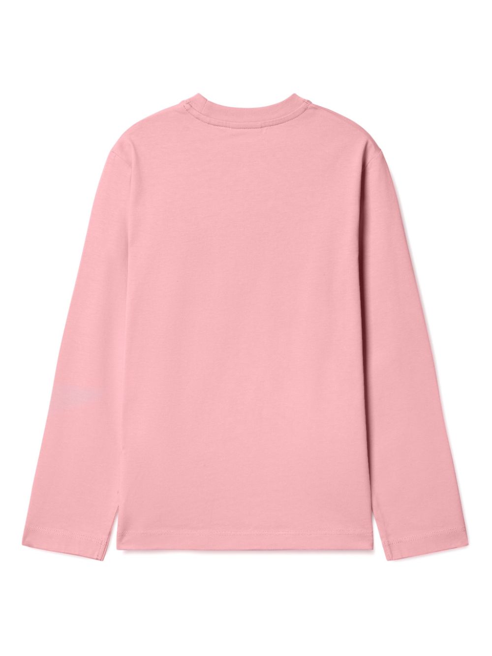 Off-White Kids Big Bookish katoenen T-shirt - Roze