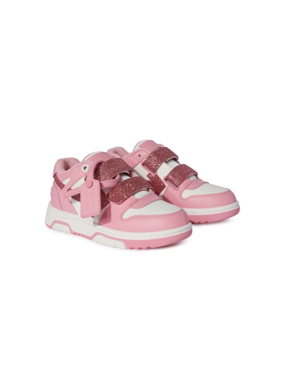 Off-White Kids Sneakers Out of Office in pelle - Rosa