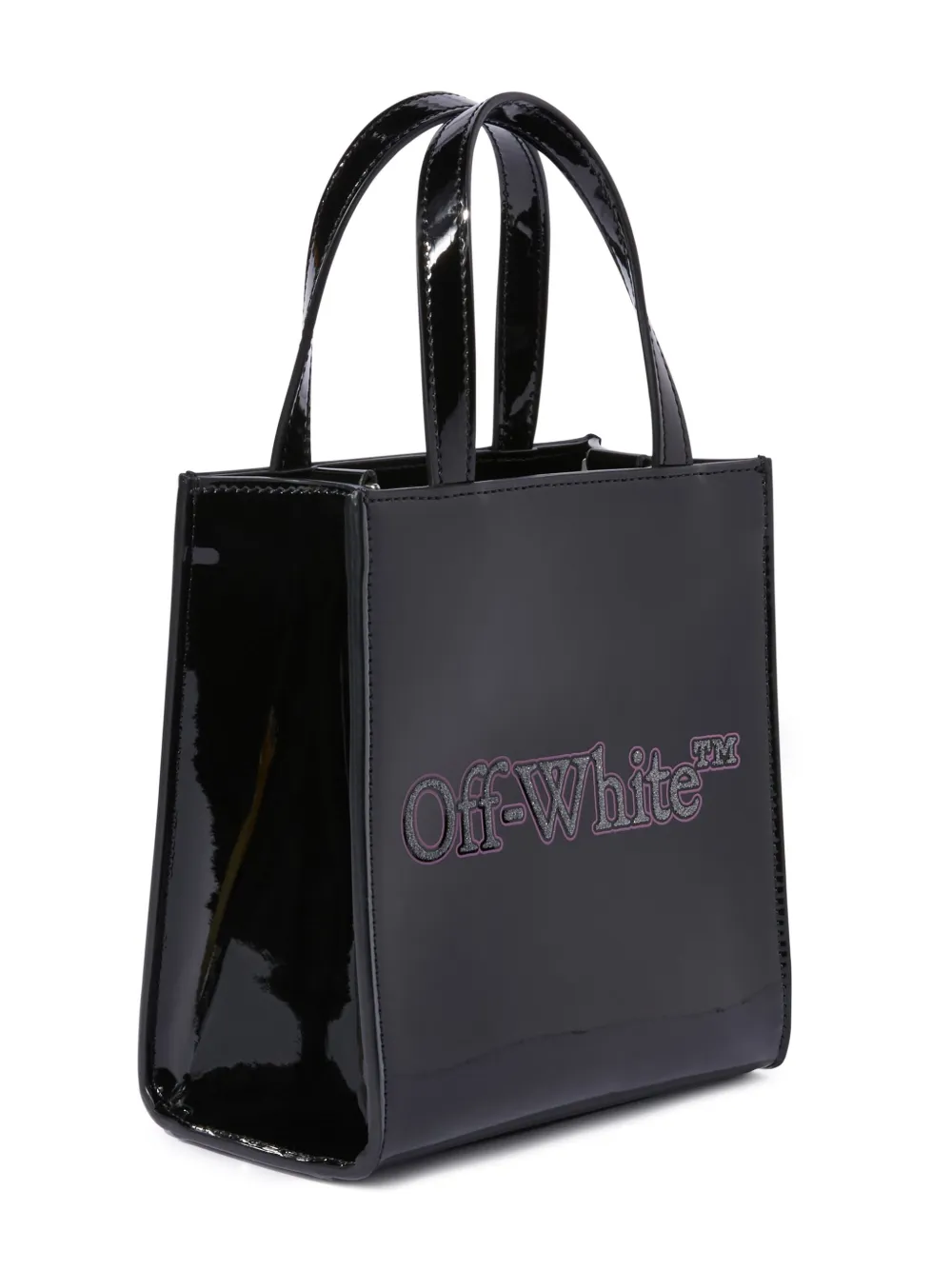 Off-White Kids Big Bookish kleine tas Zwart