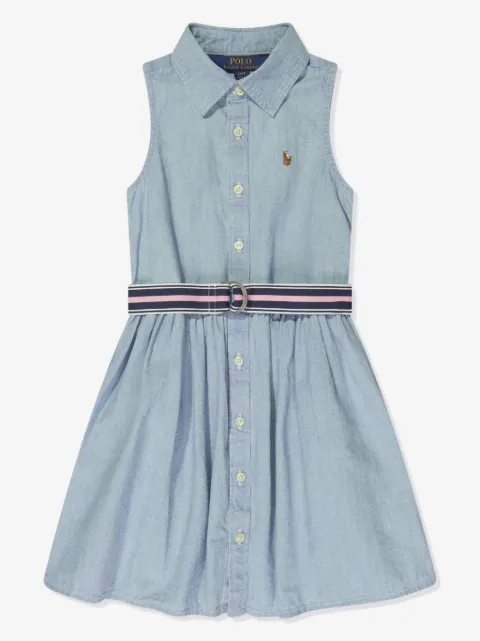 POLO RALPH LAUREN KIDS Polo Pony cotton dress