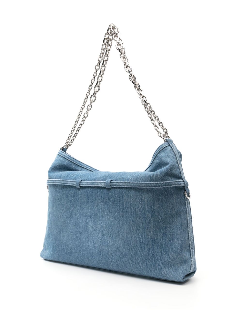 Shop Givenchy Medium Voyou Shoulder Bag In Blue